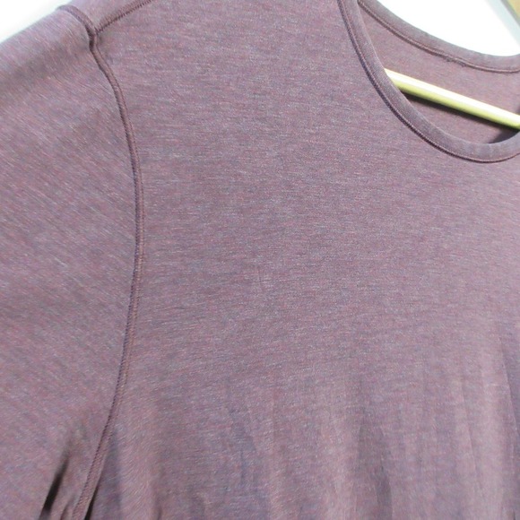 Lululemon 5 Year Basic Tee XL Men Purple Everyday Stretch Comfort Athleisure 188 - Picture 3 of 8